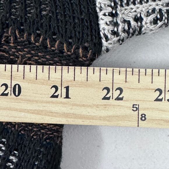 Vintage Campus COSBY pullover sweater Mens Size Large Patchwork Leather - Picture 3 of 8